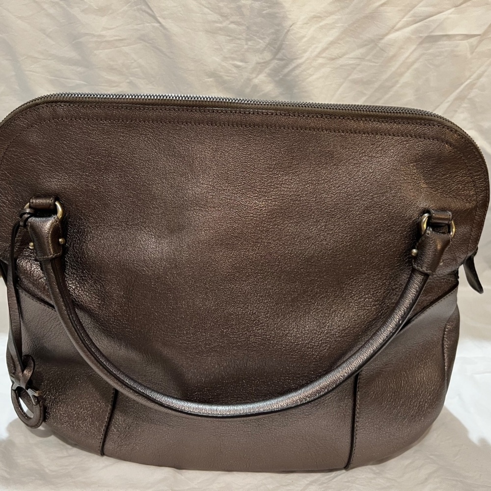 Salvatore Ferragamo Metallic Handback